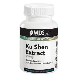 Ku Shen Extract (Sophora flavescens, 40% Oxymatrine / 20% Lupeol) 250mg Capsules