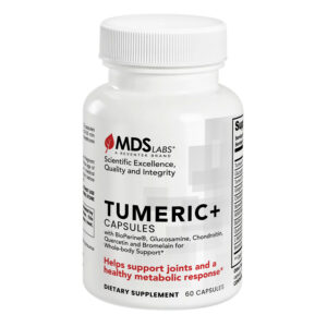 Tumeric+ with BioPerine®, Glucosamine, Chondroitin, Quercetin and Bromelain for Whole-body Support*