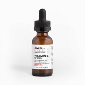 Topical Vitamin C Serum with Ferulic Acid and German Chamomile to Reduce Signs of Aging